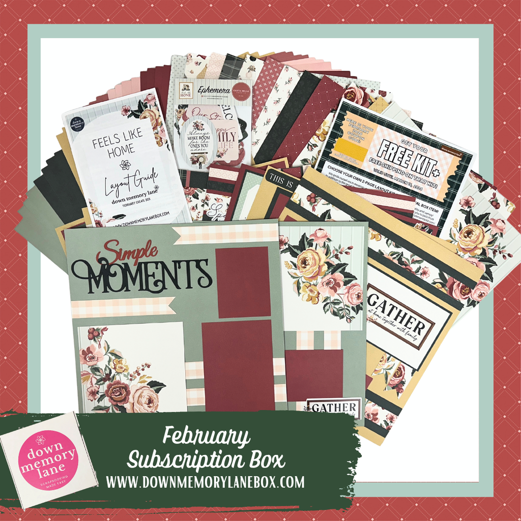 Monthly Deluxe Scrapbook Box