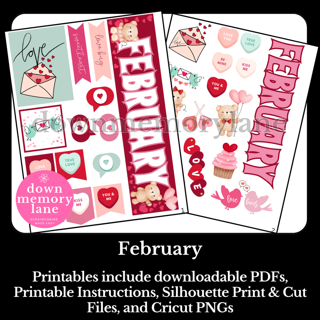 February Month Printable