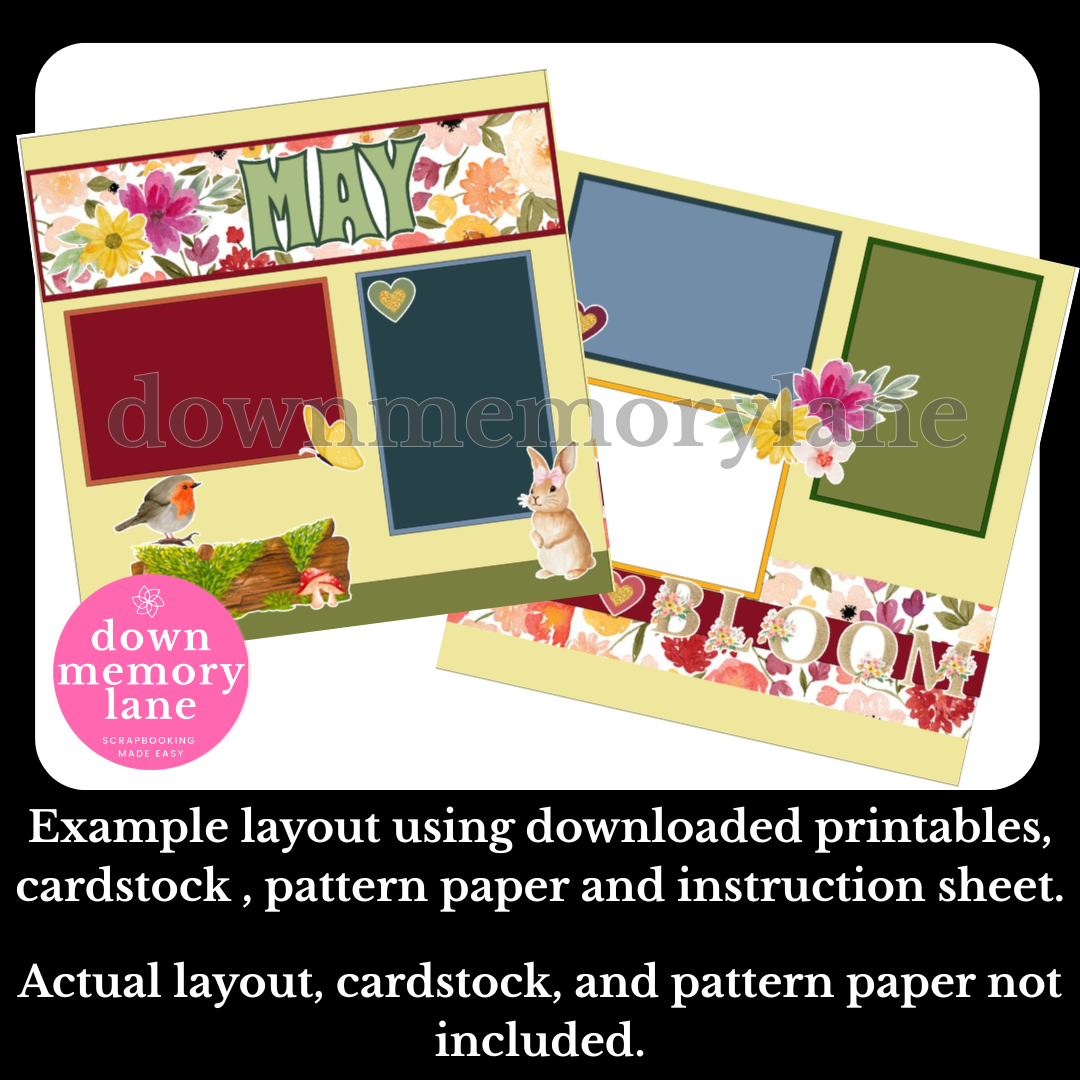 May Month Printable – Down Memory Lane