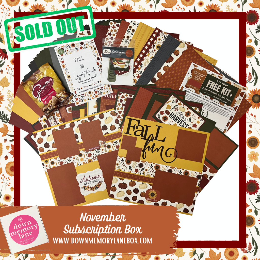 Monthly Deluxe Scrapbook Box