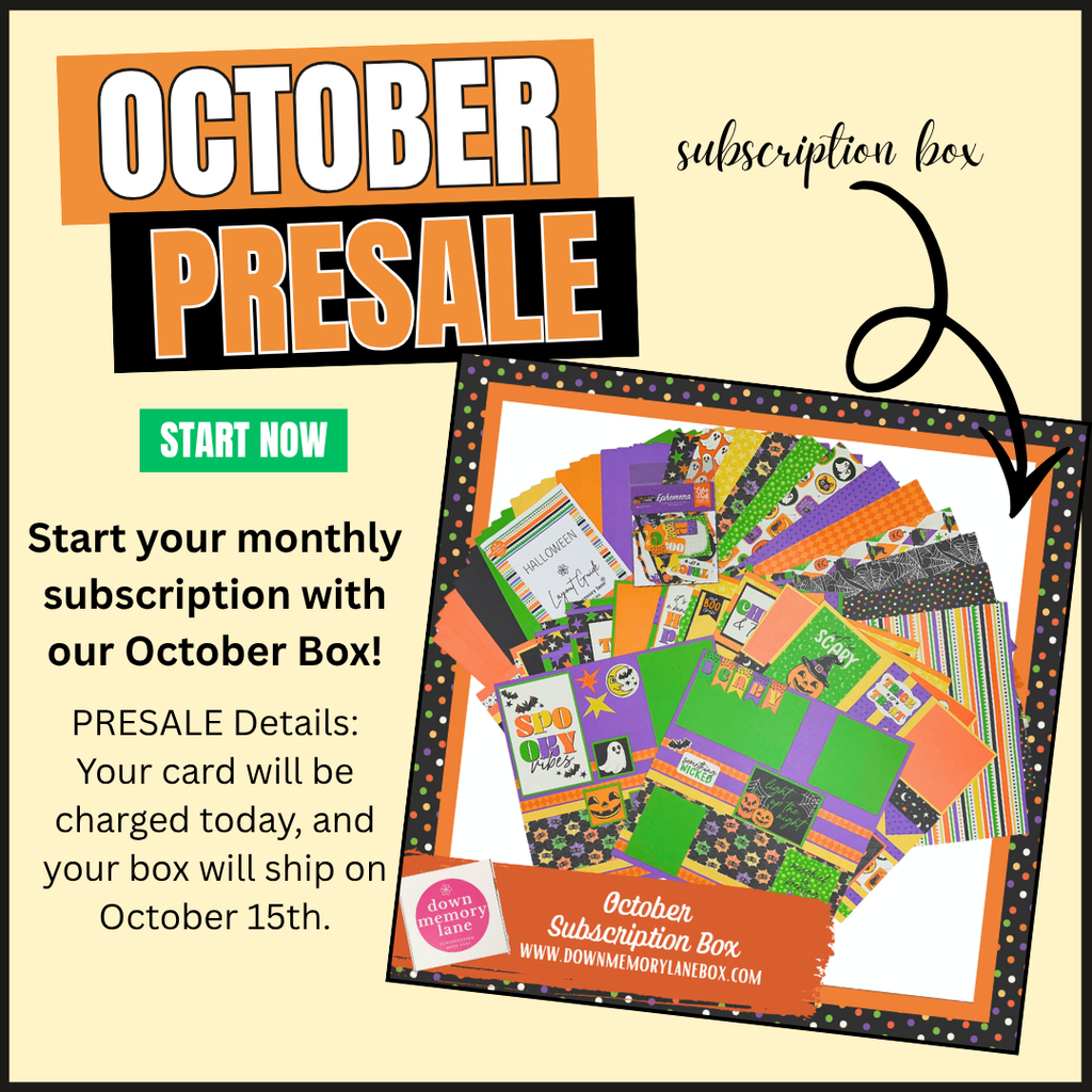 Monthly Deluxe Scrapbook Box