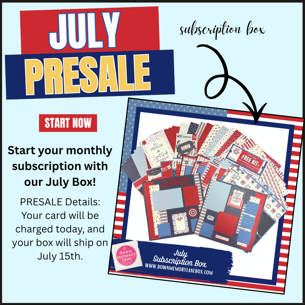 Monthly Deluxe Scrapbook Box