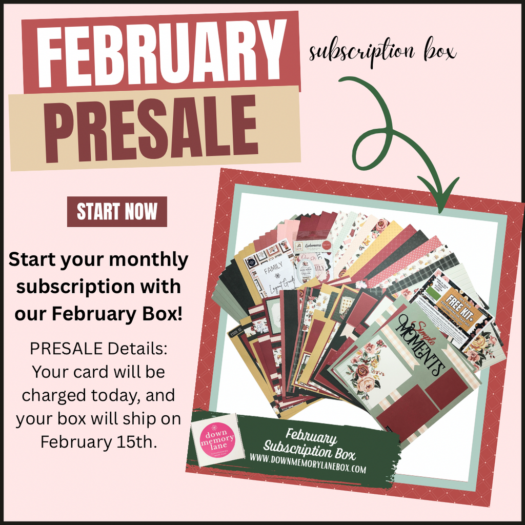 Monthly Deluxe Scrapbook Box
