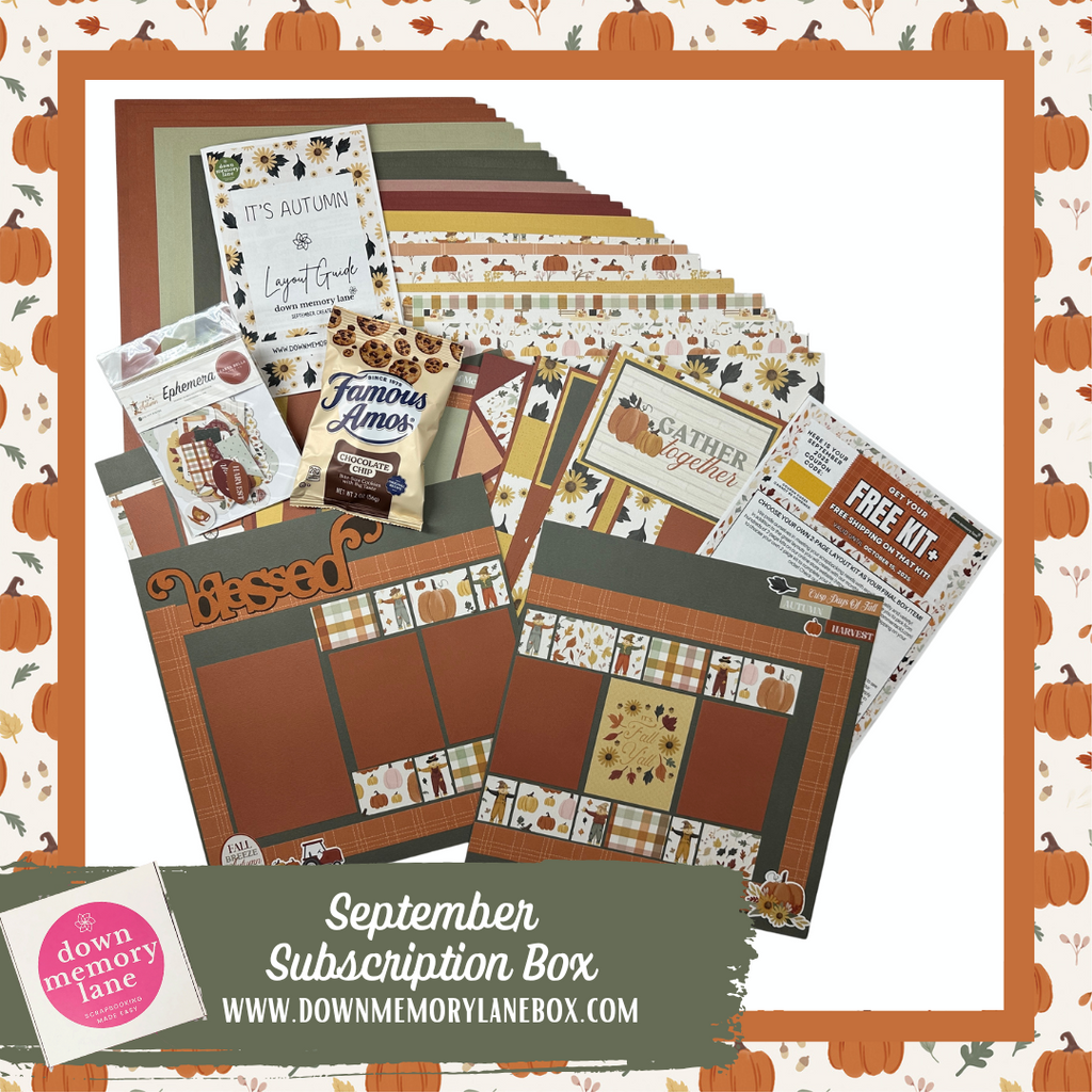 Monthly Deluxe Scrapbook Box