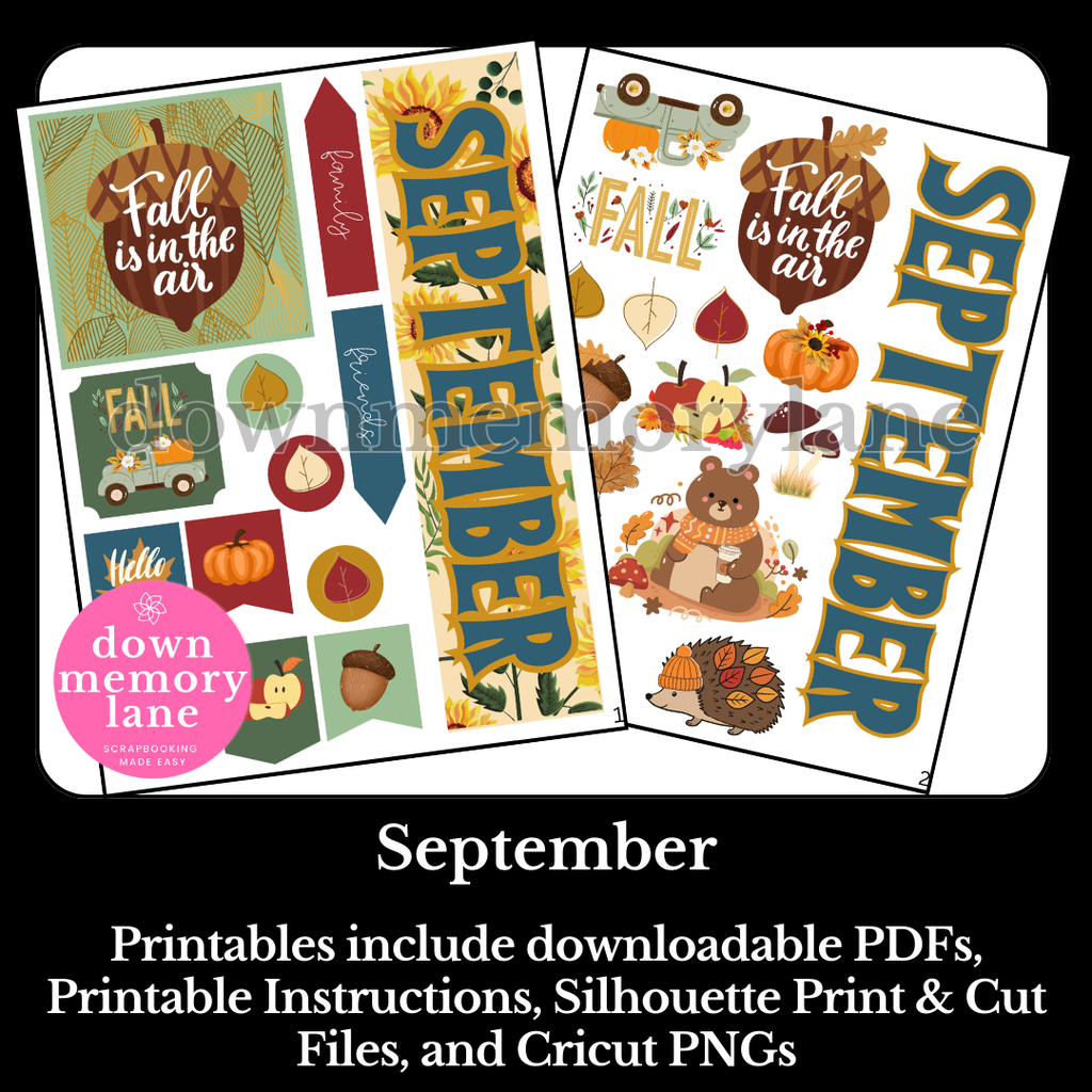 September Month Printable