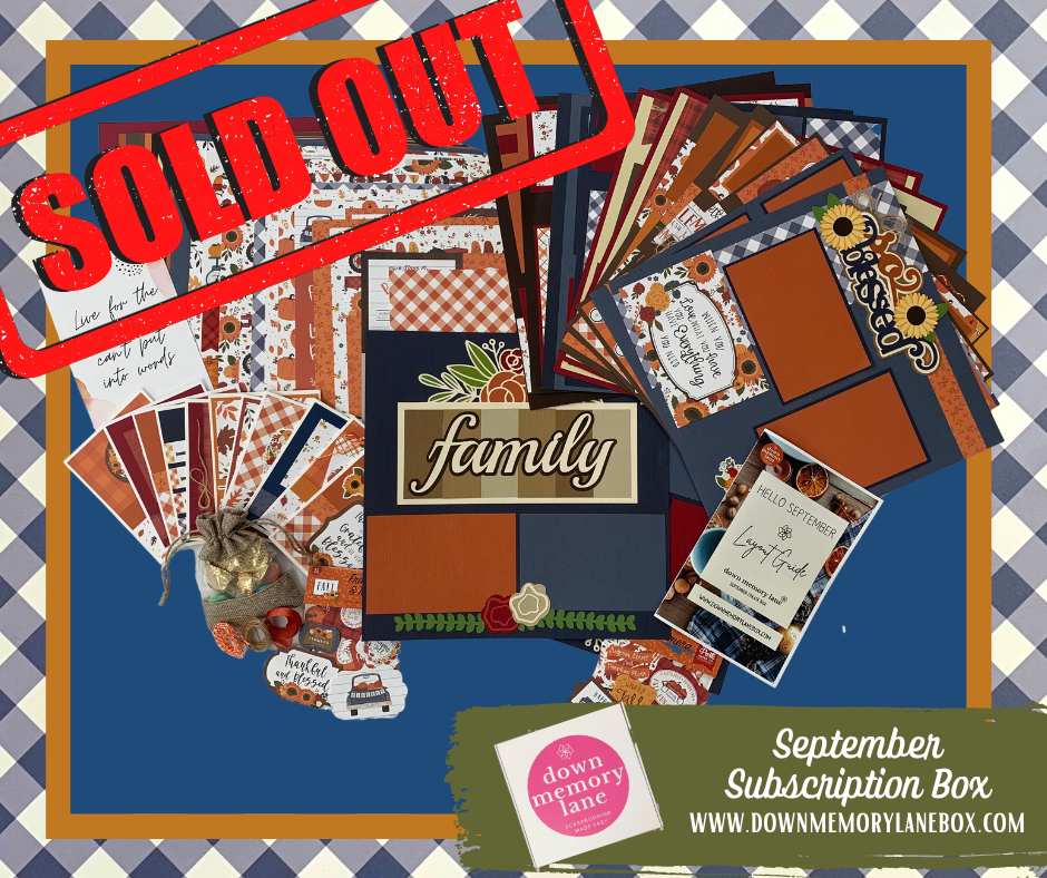 Live A Good Story, Family themed 2 Page Scrapbooking Layout Kit